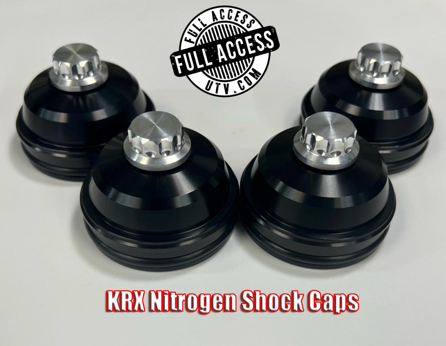 Kawasaki KRX & KRX4 1000 Nitrogen Shock Reservoir Caps (4)